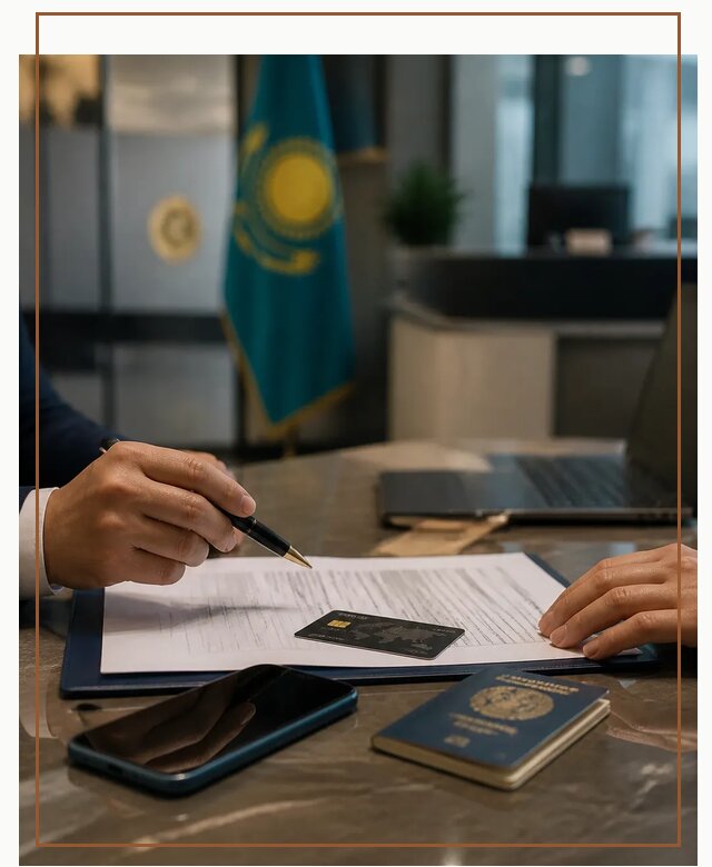 Открытие счета и банковской карты в Казахстане в Дивногорске